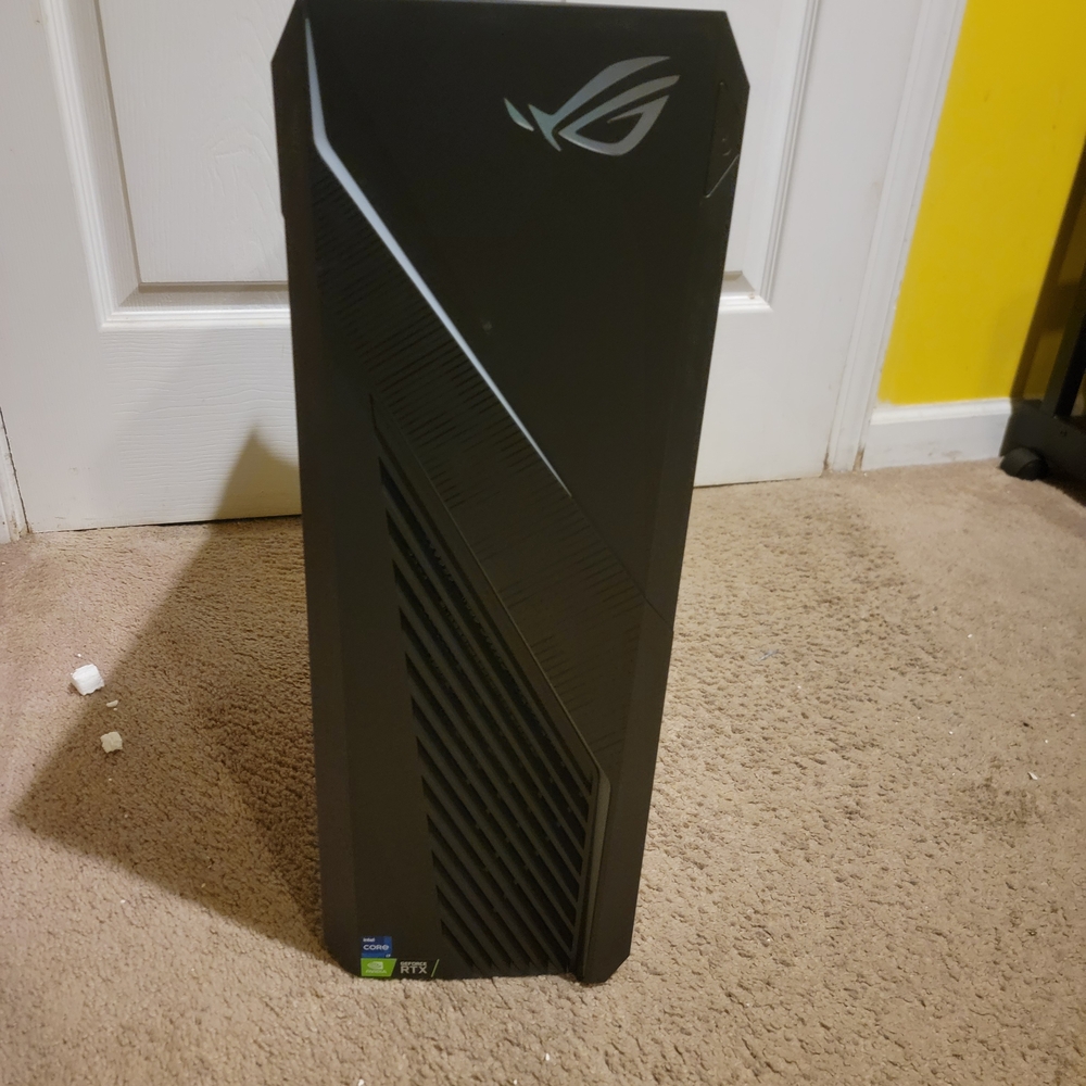 ASUS ROG Black and Silver Gaming Tower Case